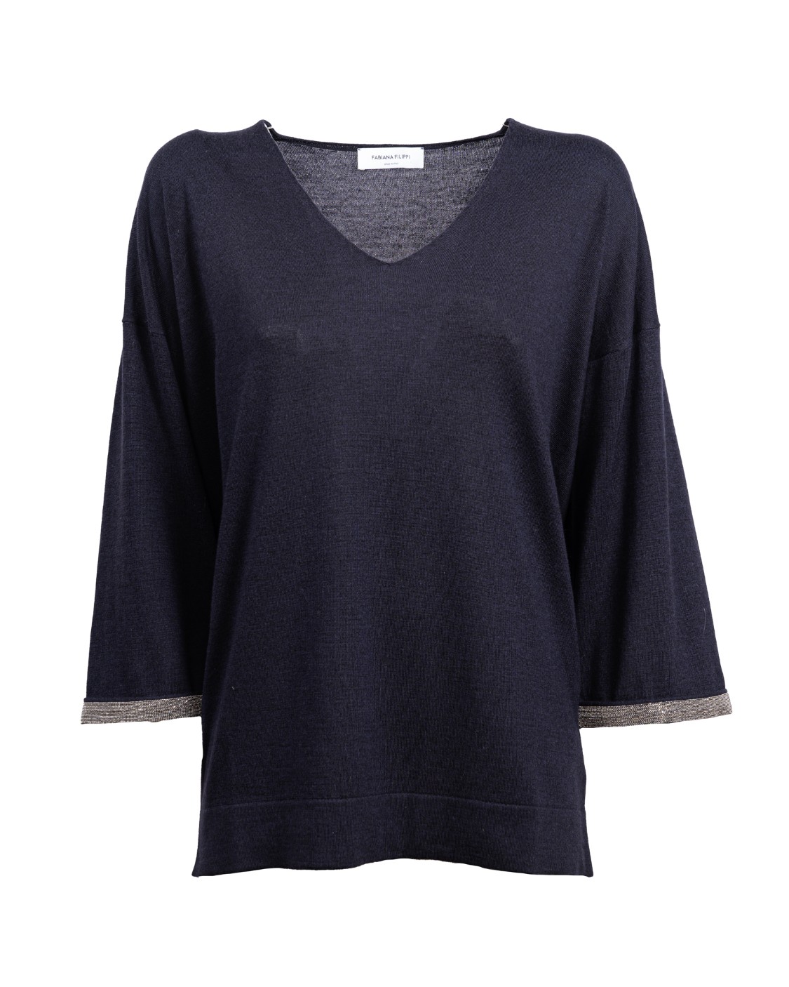 shop FABIANA FILIPPI Saldi Maglia: Fabiana Filippi maglia in lana.
Scollo V.
Maniche a 3/4 con dettaglio brillante.
Vestibilità regolare.
Composizione: 55% Lana 40% Cotone 5% Cashmere.
Fabbricato in Italia.. MAD222W008-V611 5131 number 1205466